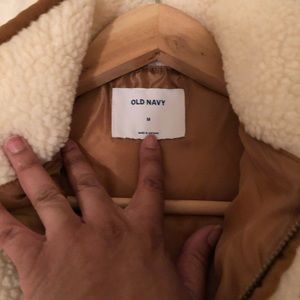 Old Navy Sherpa Vest NWT Medium